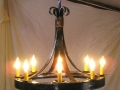 French country electric chandelier