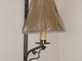 electric wall light leaf design